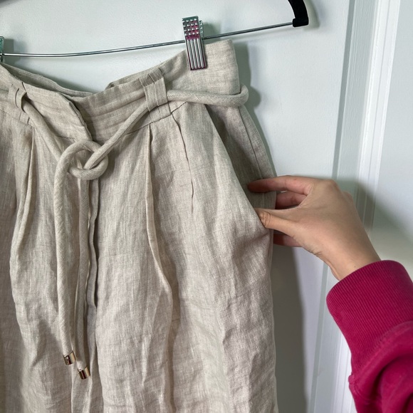 Anthropologie Significant Other Zahara linen pants Size 4 - Picture 5 of 9